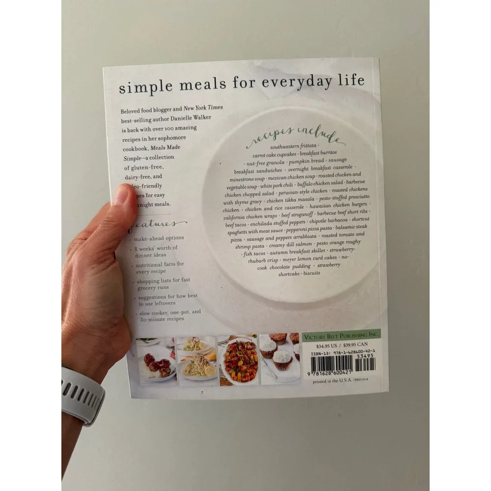 Danielle Walker Against All Grain Meals Made Simple Cookbook Gluten Free Paleo